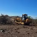 Realizan tareas de prevención de incendios en el Piedemonte