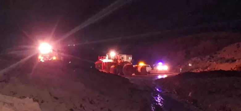 Así se trabaja para despejar la ruta a Chile luego del alud