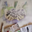 Darío Cerda presenta sus pinturas en el Pascual Lauriente