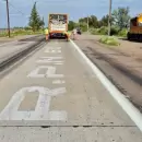 Vialidad Mendoza comenzó la demarcación vial de dos rutas neurálgicas en el Gran Mendoza