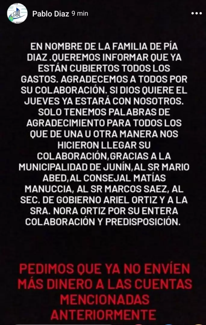 Familia Pía diaz