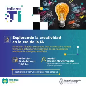 Taller Explorando la creatividad en la era de la IA