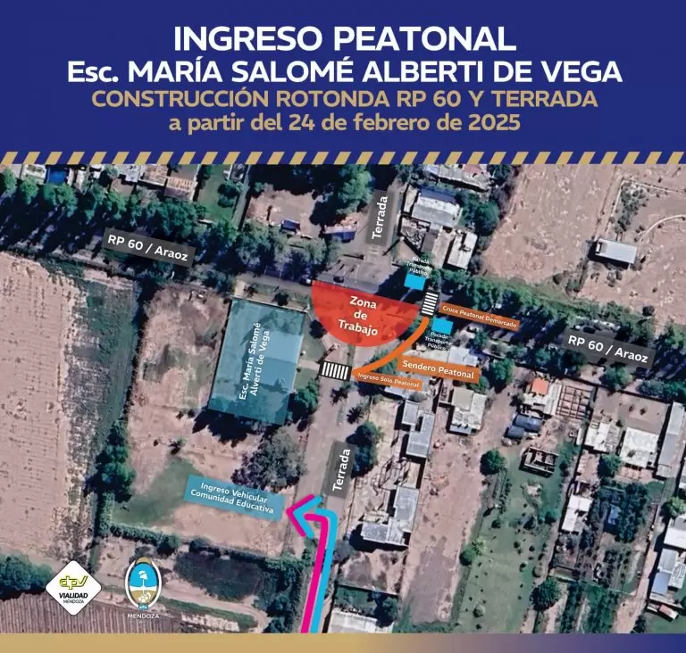 Desv�os por obras de Vialidad Mendoza