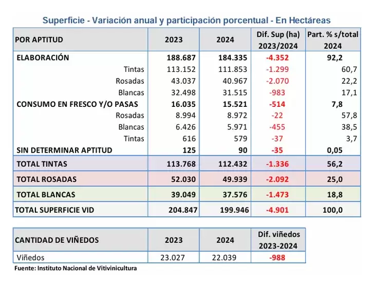 Viñedos en Argentina