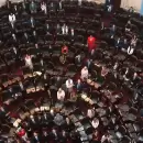 La imagen de un Congreso semivacío durante el discurso de Milei