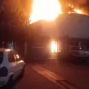 (Videos) Impactantes imágenes del incendio en el Ministerio de Seguridad