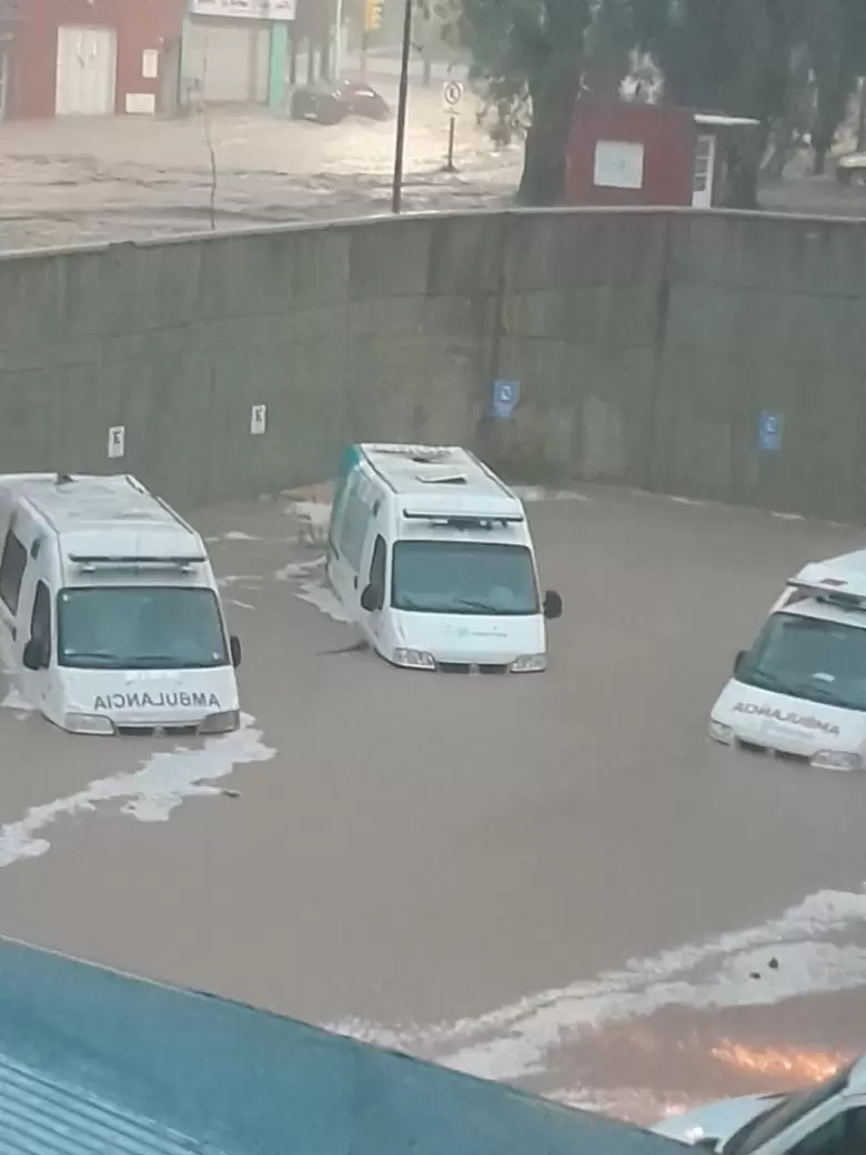 Bahía Blanca bajo el agua: un feroz temporal azotó la ciudad este viernes