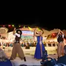 Por posibles tormentas, suspendieron el ensayo de "Guardiana del Vino Eterno" en el Romero Day