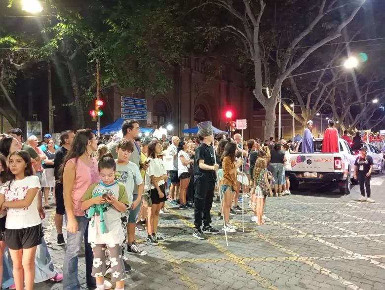 As� se vivi� la V�a Blanca en las calles del microcentro