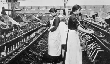 trabajadoras textiles de la fabrica cotton