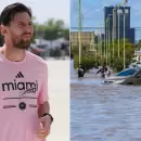 El sentido mensaje de Messi por el tr�gico temporal en Bah�a Blanca: "Mucha fuerza para todos"