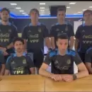 (Video) El mensaje de la Selecci�n Argentina para los afectados por el temporal en Bah�a Blanca