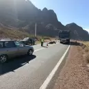 Un motoclicista volcó en la ruta 7 y terminó internado con politraumatismos y una fractura
