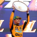 Bajo la lluvia, Lando Norris conquistó el GP de Australia en un caótico inicio de temporada