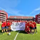 El plantel de Independiente se solidariz� con el fotogr�fo Pablo Grillo