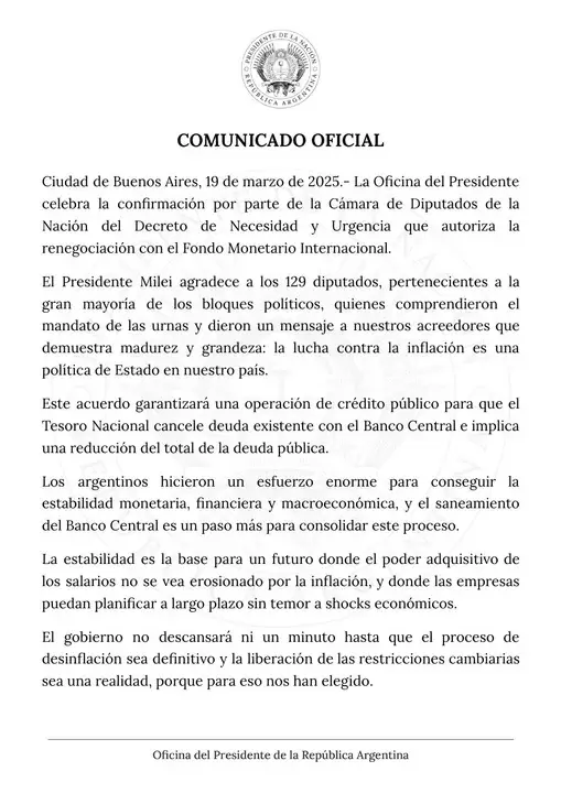 comunicado