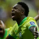 (Videos) Con un golazo ag�nico de Vinicius, Brasil derrot� a Colombia en el final