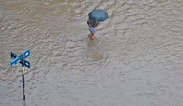 Devastador temporal en Bah�a Blanca