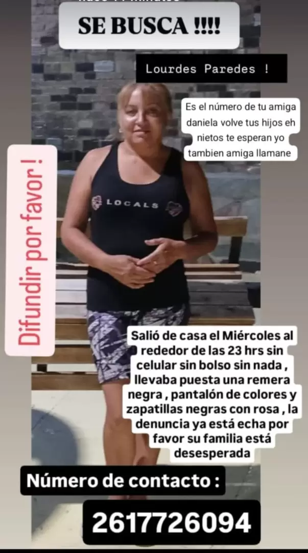 B�squeda de Lourdes Paredes