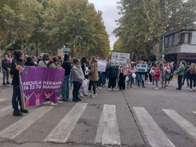 Marcha en Rivadavia