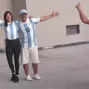 (En fotos) Toda la previa del clásico entre Argentina y Brasil, con la alegría y el calor de los hinchas