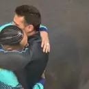 El abrazo entre Lionel Scaloni y Raphinha en Argentina-Brasil, tras las provocaciones del delantero
