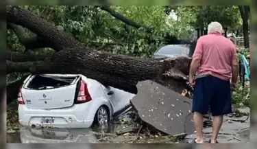 Temporal en C�rdoba y Santa Fe