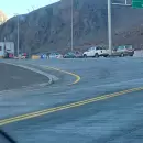 Tras horas de intenso movimiento, as� se encuentra el cruce a Chile este viernes