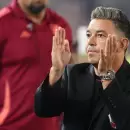 La reacci�n de Gallardo cuando le preguntaron si llamar�a a Cristiano Ronaldo para River