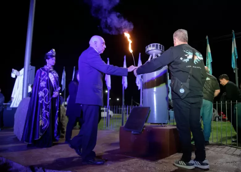 Homenaje en Maipú a veteranos y caídos en la Guerra de Malvinas