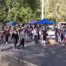 (Videos) La hinchada de Gimnasia de Mendoza, a pleno en la previa del enfrentamiento ante Chaco