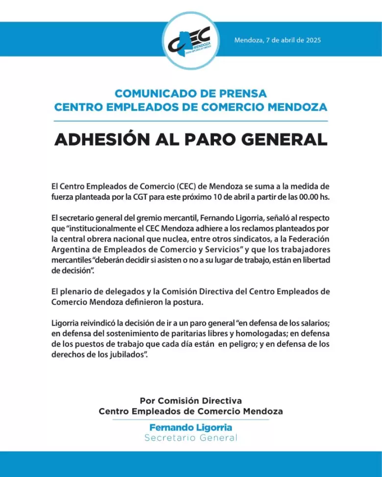 cec paro nacional