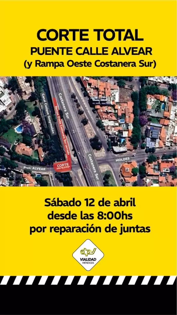 Corte en Costanera1