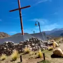 El Cristo ya no está: la imagen del Manzano Histórico fue retirada tras el accidente con la grúa
