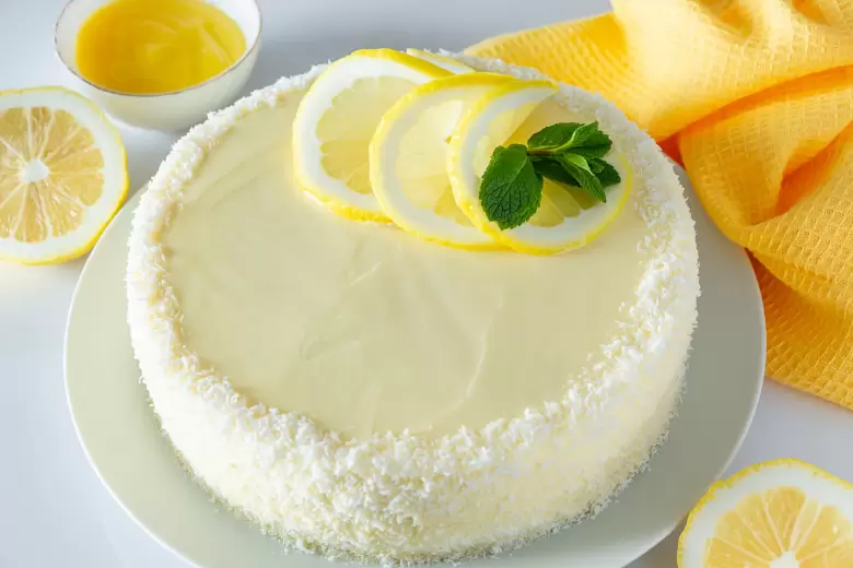 torta de limón