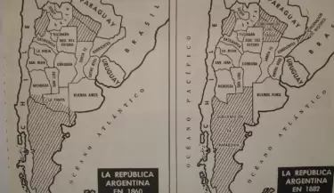 mapa de la republica argentina 1860 y 1882