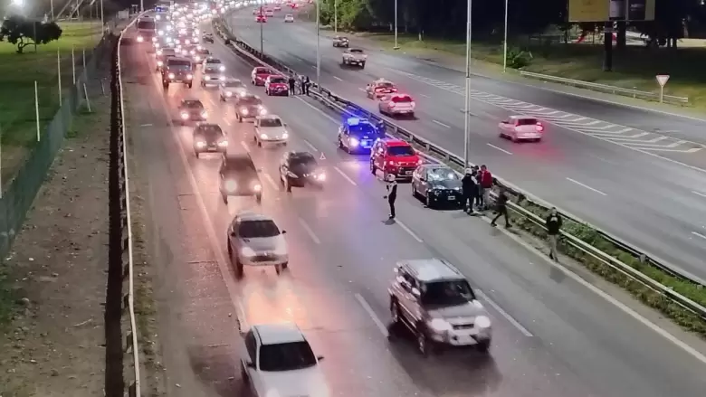 accidente en el Acceso Este