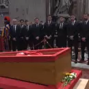 (Video) Los jugadores de la Selección Argentina que fueron a despedir al papa Francisco