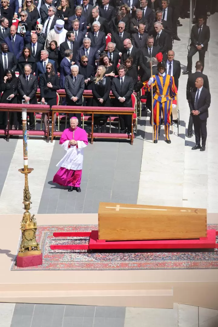 Milei en el vaticano