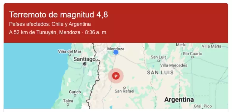 google temblor
