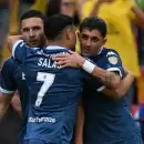 (Video) Racing pisó fuerte en Colombia, aplastó a Bucaramanga y es el único líder de su grupo