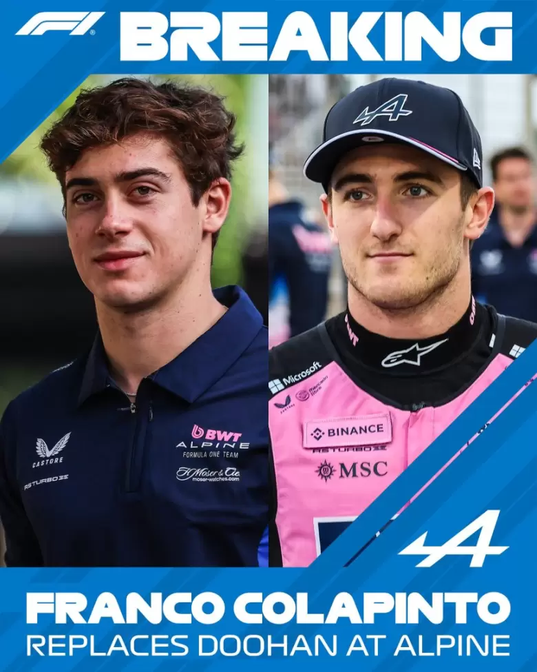 colapinto f1