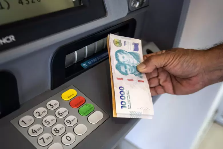extracci�n bancaria cajero
