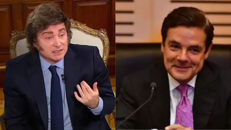 Carlos Rovira y Javier Milei