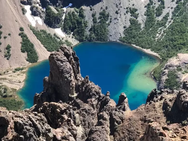 laguna tricolor el bolson