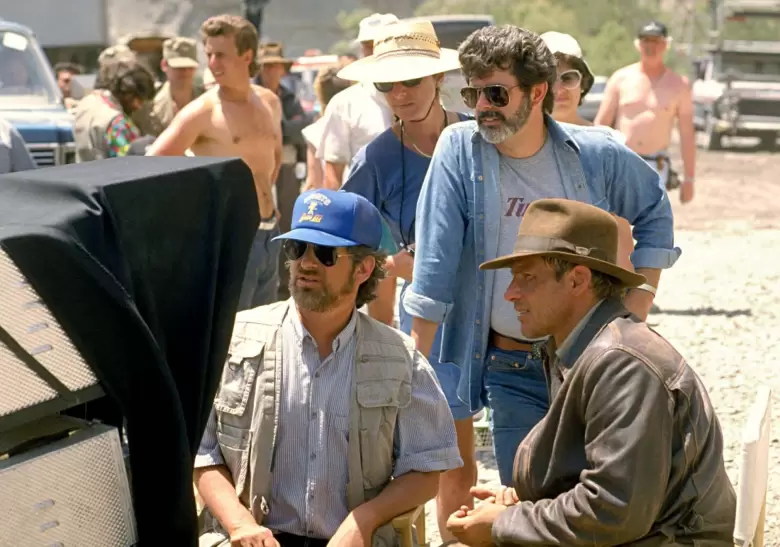 george lucas steven spielberg y harrison ford