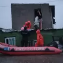 Contin�a la alerta roja por tormentas e inundaciones en la provincia de Buenos Aires