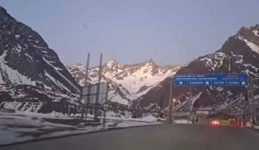 paso a chile nieve