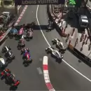 (Video) Ca�tico accidente m�ltiple en la largada de la F�rmula 2 en el GP de M�naco