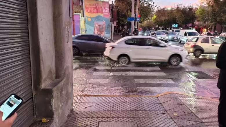Corte de tránsito en Ciudad